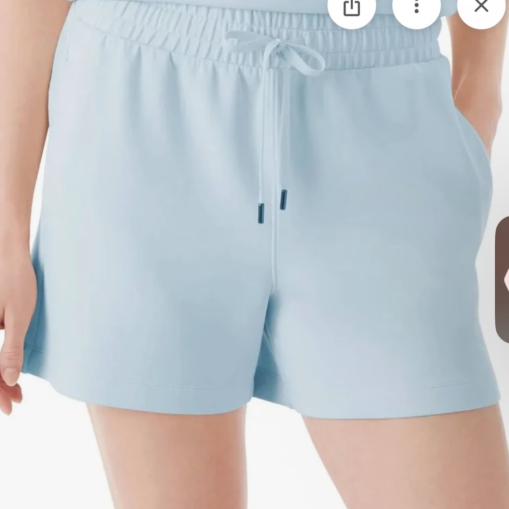 Sky Blue Women's Athletic Shorts